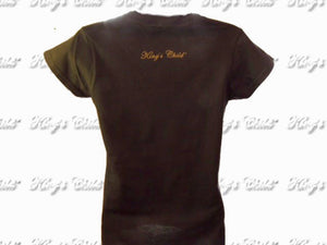 KC Apparel Women's/Short Sleeve Blk&Gld