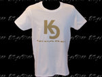 KC Apparel Men's/Short Sleeve C Wht&Gld