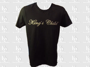 King's Child Men's/Short Sleeve C Blk&Slv