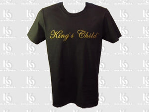 King's Child Men's/Short Sleeve C Blk&Gld