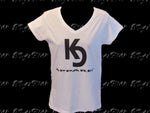 KC Apparel Women's/Short Sleeve Wht&Blk