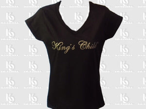 King's Child Women's/Short Sleeve Blk&Slv