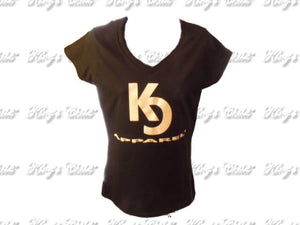 KC Apparel Women's/Short Sleeve Blk&Wht