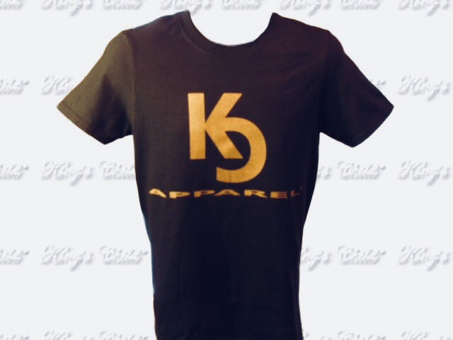 KC Apparel Men's/Short Sleeve C Blk&Gld