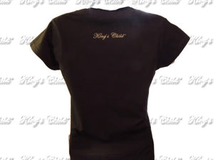KC Apparel Women's/Short Sleeve Blk&Slv