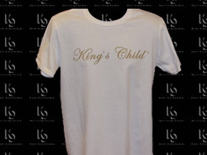 King's Child Men's/Short Sleeve C Wht&Gld